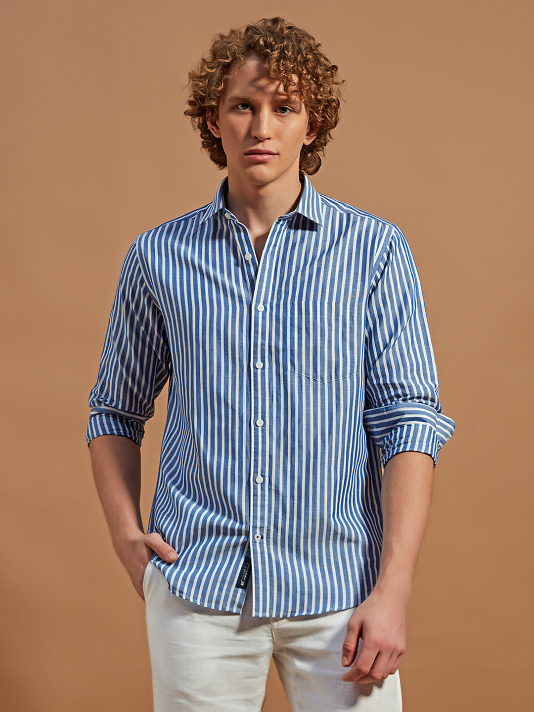 Blissful Blue - Linen Luxurywear Shirt