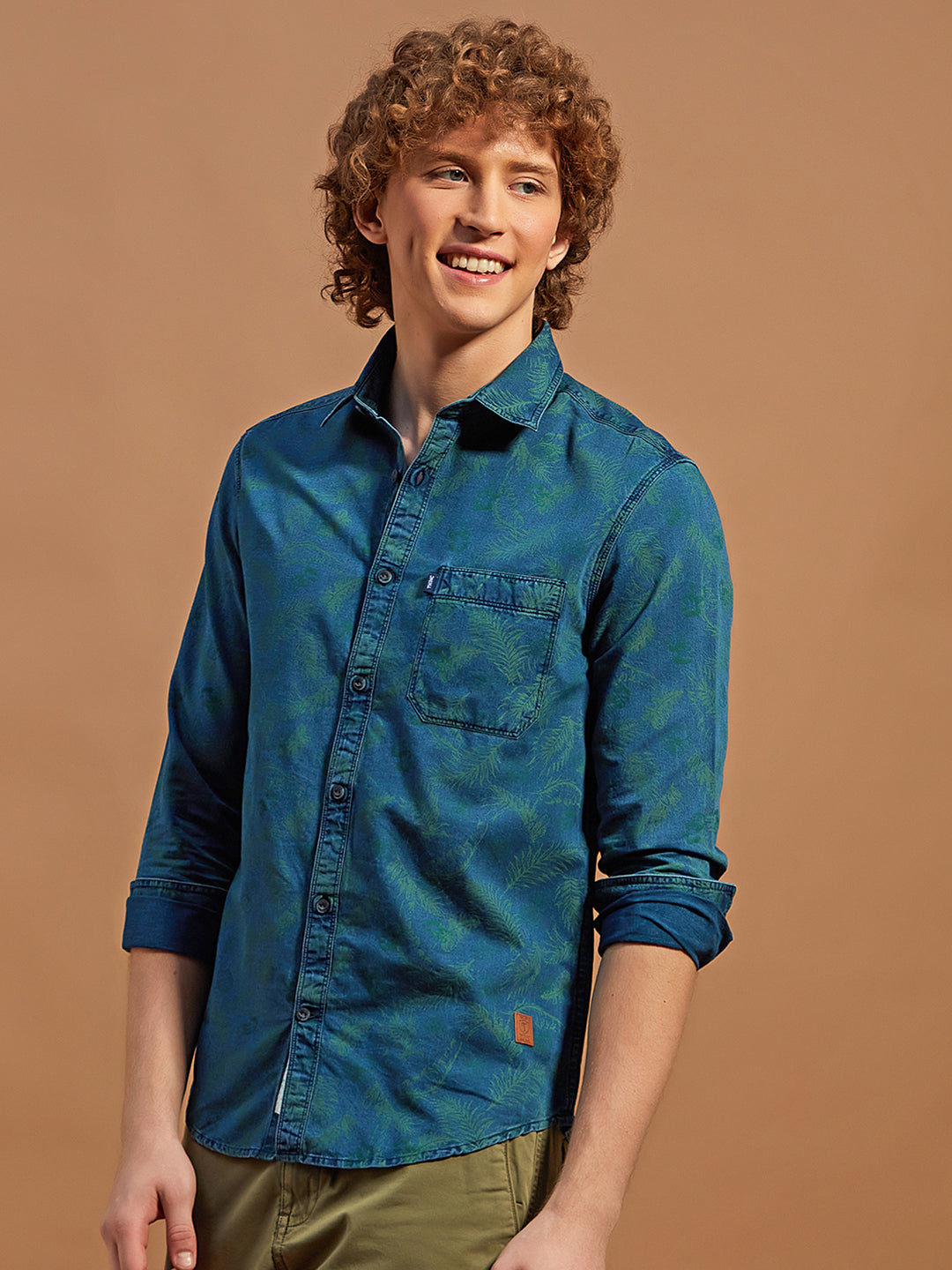 Boastful Blue - 100% Cotton Denimwear Shirt