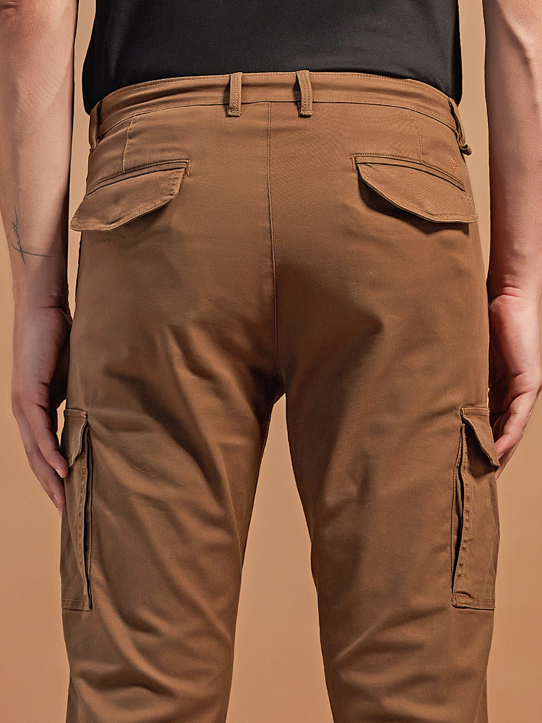 Bold Brown: Tailor Fit Cargo