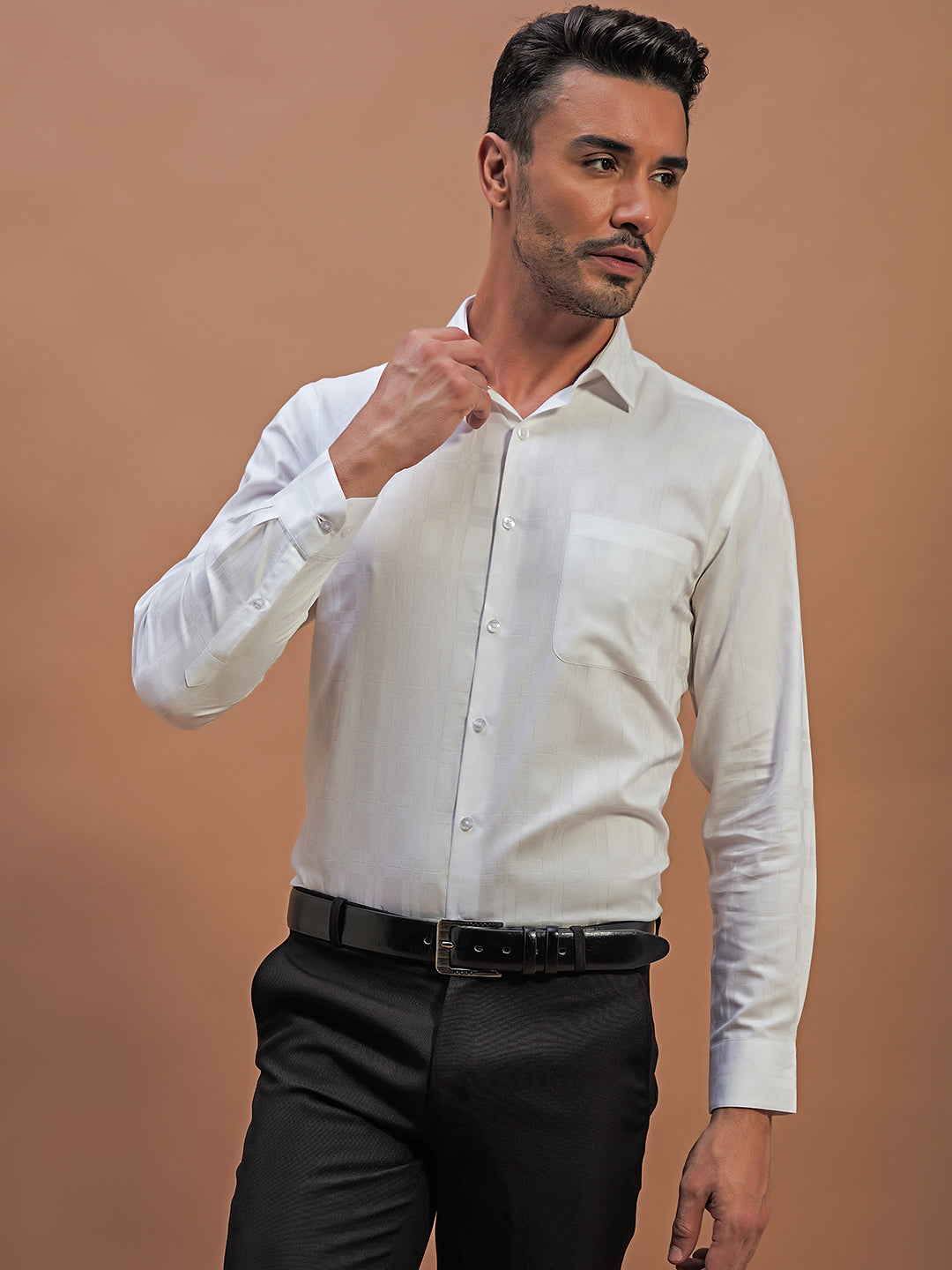 Classic White -  100% Cotton Officewear Shirt