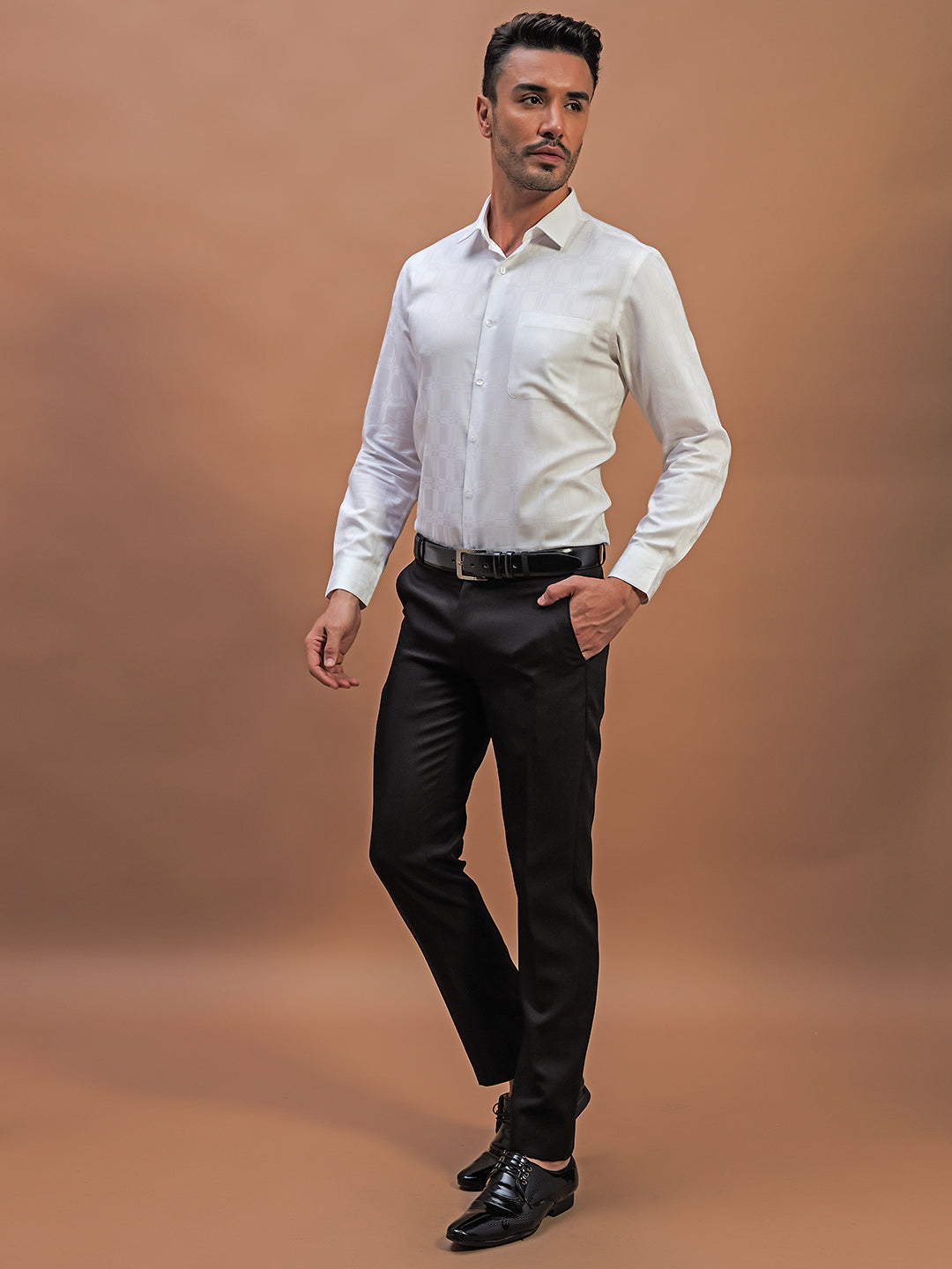 Classic White -  100% Cotton Officewear Shirt