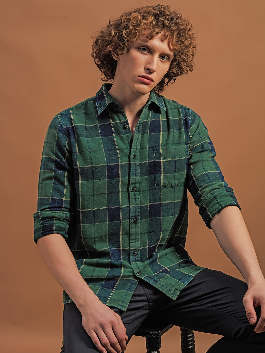 Emerald Checks - 100% Cotton Denimwear